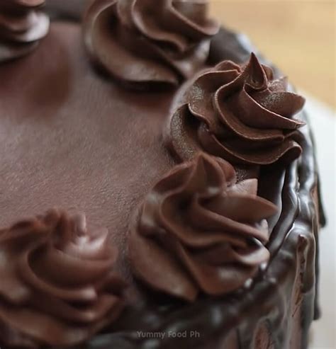 Chocolate Ganache For Cake Frosting Yummy Food Ph