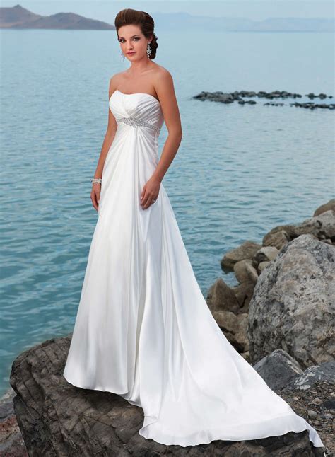 Strapless Beach Wedding Dresses Exotic And Sexy Beach Dress Style