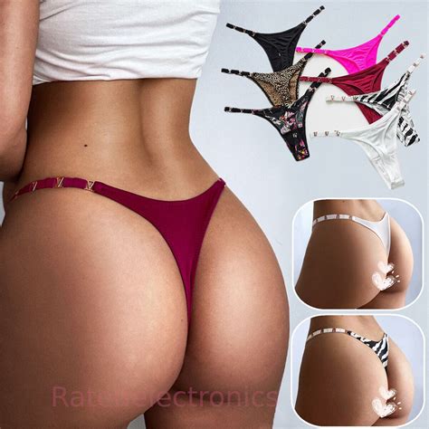 women sexy g string thongs t back underwear panties lingeries sleepwear high cut ebay
