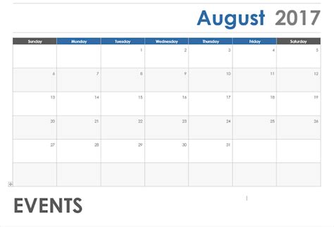New 2018 Free August Printable Calendar Get Printable Calendar