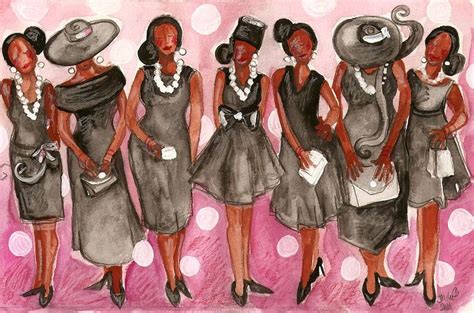 Women In Church Hats Clipart Clipart Suggest Black Art African