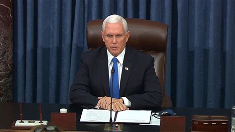Pence Angry After Trump Says He Didnt Have The Courage To Overturn