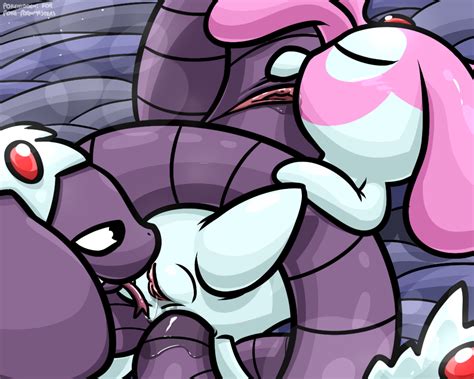 Rule 34 Anal Anal Sex Arbok Closed Eyes Cunnilingus Female Forked