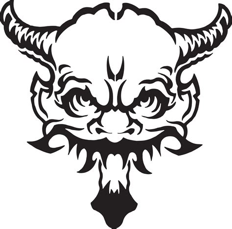 Demon Face Png Free Logo Image
