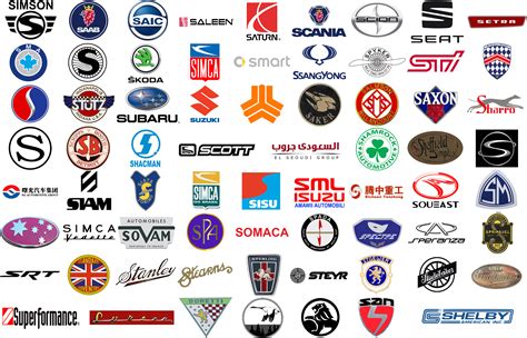 Most Popular Car Brands Logos Decals Stickers Labels Full Set Free