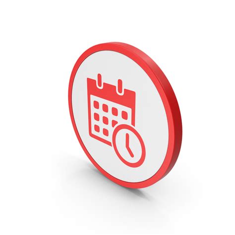 Icon Date And Time Red Png Images And Psds For Download Pixelsquid