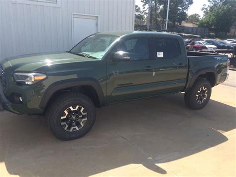 It Has Arrived 2021 Army Green Trd Off Road Rtoyotatacoma