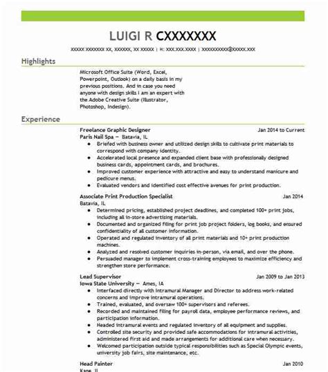It can be considered as your work sample. Freelance Graphic Designer Resume Sample | LiveCareer