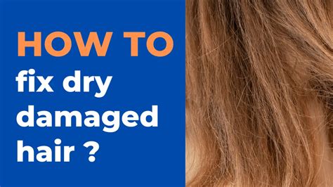 How To Fix Dry Damaged Hair