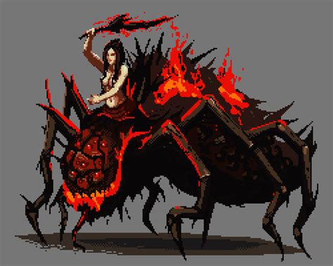 Chaos Witch Quelaag Ds  Ds персонажи Pixel  Dark Souls Arkady Kim Artist