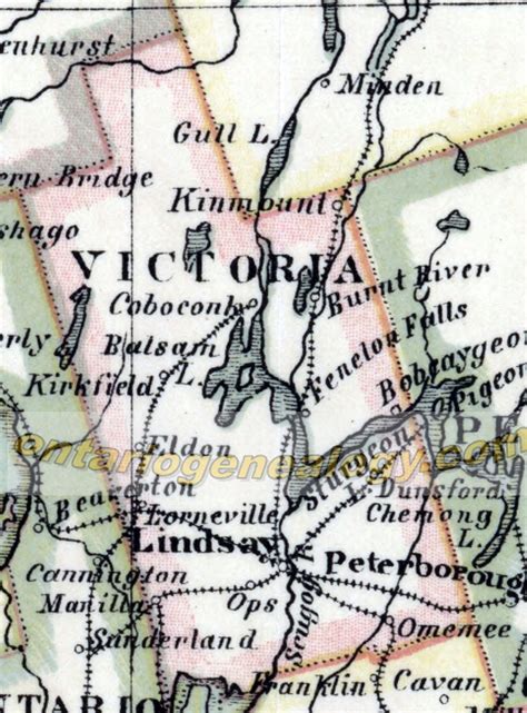 Victoria County Historical Pioneer Ancestor Settlement Maps