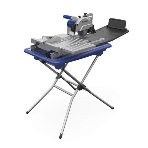 The table saw sacrificial fence is a big help when it comes to cutting rabbets and notches on your table saw. Kobalt 7-in 1.6 Wet Tabletop Sliding Table Tile Saw with ...