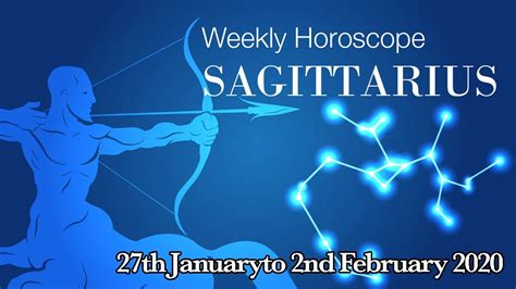 Sagittarius Weekly Horoscope From 27th January 2020 Preview Youtube