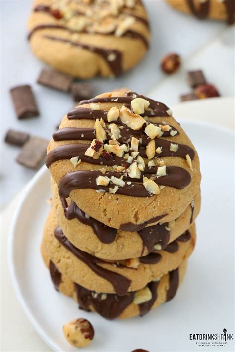 I make them every year. 2 Ingredient Vegan Dark Chocolate Hazelnut Almond Flour Cookies - Eat. Drink. Shrink. | Recipe ...