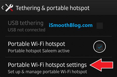 How To Enable Tethering On Android Portable Wi Fi Hotspot