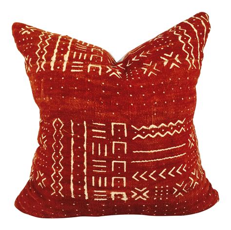 red-brown-african-mud-cloth-pillow-cover-on-chairish-com-african-mud-cloth,-mud-cloth,-african