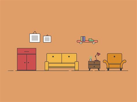 Living Room By Stefan Devai On Dribbble