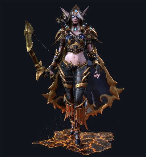 Pin By Aiven Lozano On Rpg Female Character 8 Warcraft Art World Of