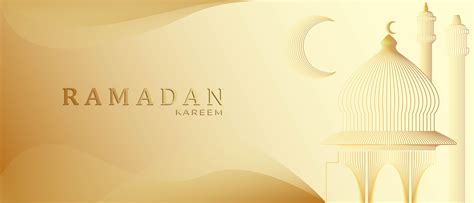 Golden Ramadan Kareem Background With Space For Banner Design 1084272