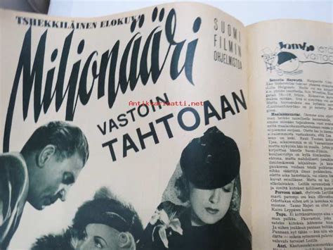 Elokuva Aitta 1944 Nr 9 Kansikuva Hilde Krahl Paholaistyttö Erkki