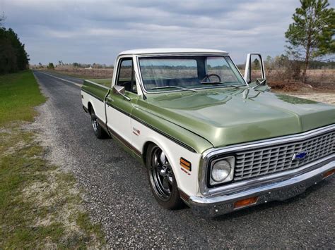 1972 Chevrolet C10 Pickup Green Rwd Automatic Cheyenne For Sale Photos