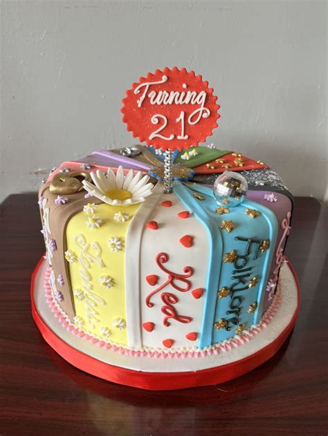 Taylor Swift Eras Music Albums 21st Birthday Cake Adrienne And Co