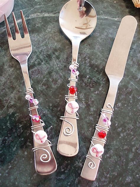 Artsy Stuff Beaded Flatware Crafts Wire Wrapping