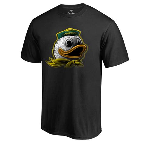 Oregon Ducks Black Midnight Mascot T Shirt
