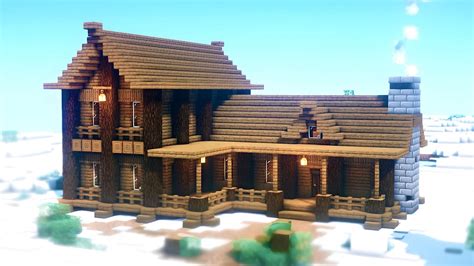 Minecraft Log Cabin Blueprints
