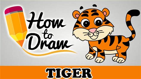 Also there are some interesting facts and craft ideas on tigers. How To Draw A Tiger - Easy Step By Step Cartoon Art ...
