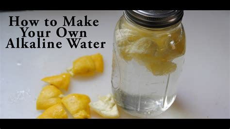 How To Make Your Own Alkaline Water Can Do It In Home Youtube