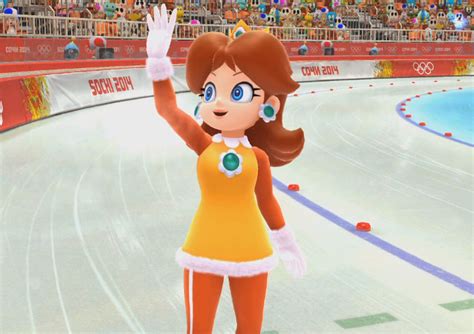 Mario And Sonic At The Sochi 2014 Olympic Winter Games Daisy 22 Super