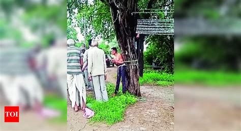 Man Tied To Tree Thrashed For Bros Elopement With Girl Vadodara News Times Of India