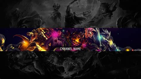 Banners for youtube burge bjgmc tb org. Speed Art - Free Youtube Channel Art / Banner #8 (League ...