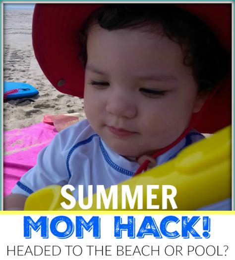 One Savvy Mom ™ Nyc Area Mom Blog Embracing Imperfection Simple Mom Hack For The Beach And Pool