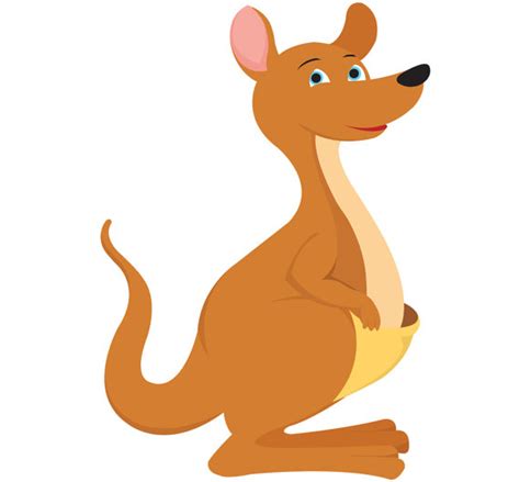 Kangaroo Clipart Australian Creatures Animal Illustrations Clipartix