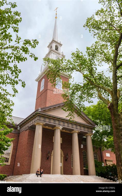 Harvard Memorial Church Cambridge Ma Stock Photo Alamy