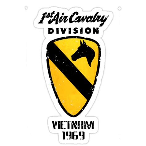 1st Air Cavalry Division Vietnam 1969 Black
