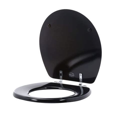 Bemis Sta Tite Round Closed Front Toilet Seat In Black 526ch 047 The