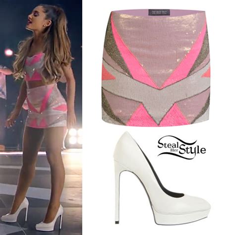 Ariana Grande Bang Bang Music Video Outfits Steal Her Style