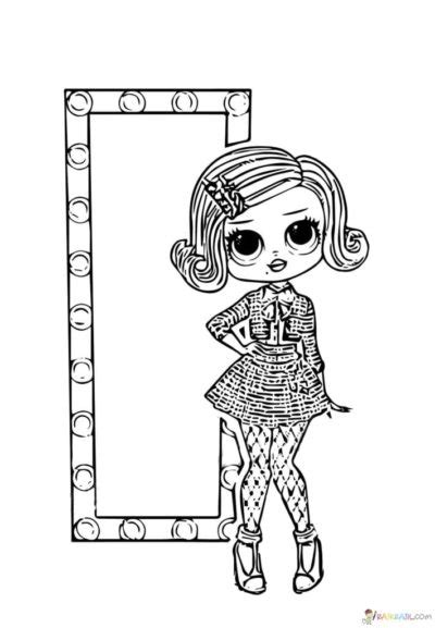 Lol Omg Dolls Coloring Pages Royal Bee Xcolorings Com Pdmrea