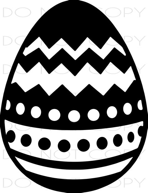 Easter Egg Cut And Print Svg Png Instant Digital Download At Sewing Divine