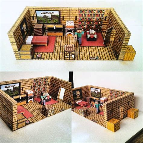 Minecraft Papercraft House