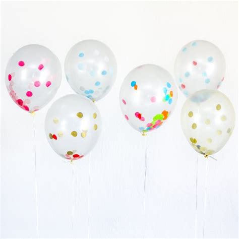 Decorated Balloons Confetti Filled Balloons Balloons With Confetti