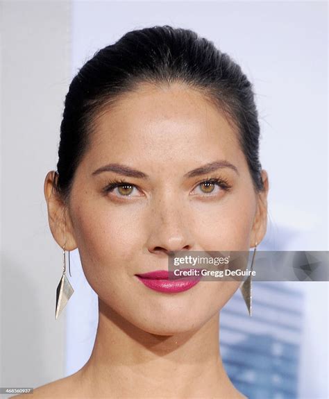 Actress Olivia Munn Arrives At The Los Angeles Premiere Of Robocop