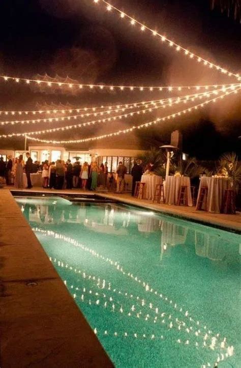 Backyard Wedding Ceremony With Pool Ideas Backyard Party