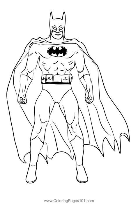 Printable Coloring Pages Of Batman