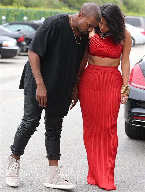 kim kardashian s short new haircut and booty in red two piece