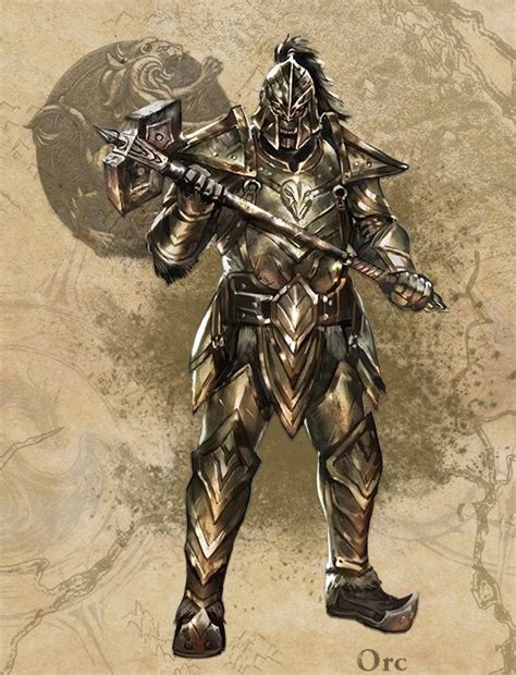 Orcish Armor Eso The Elder Scrolls Elder Scrolls Skyrim Elder Scrolls