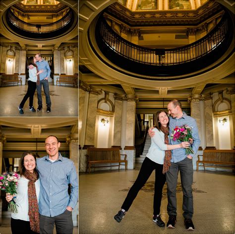 Jennie Mike Winter Missoula Courthouse Wedding Kristine Paulsen